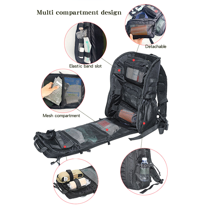 SABADO Versatile Medical Assault Pack Tactical Survival Emergency Backpack