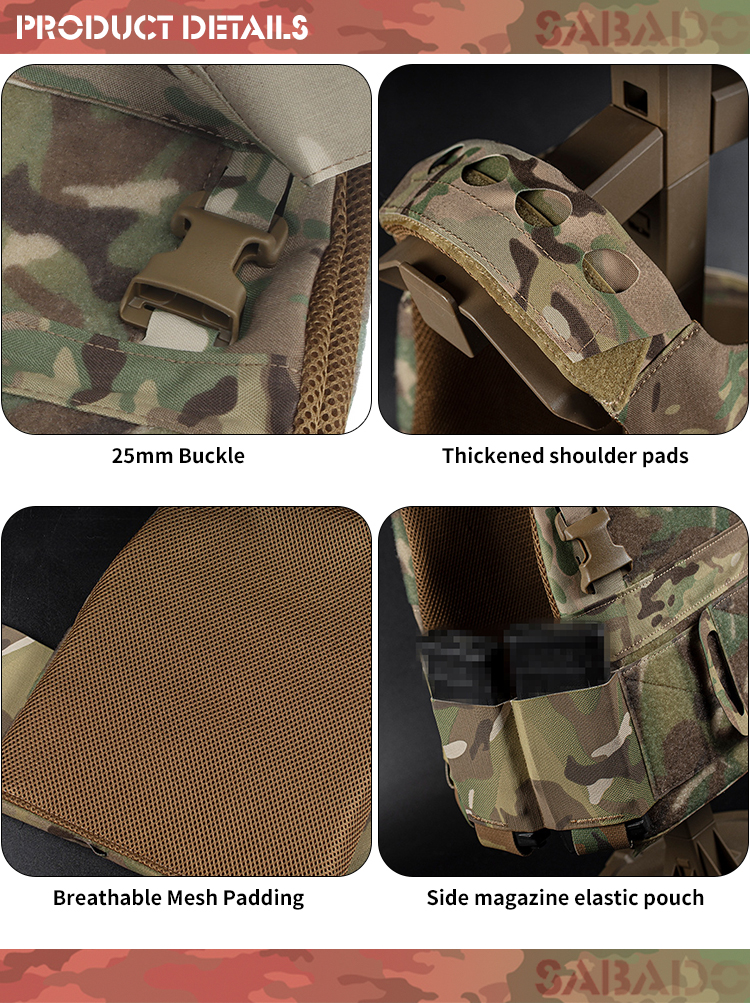 Kamizelka wojskowa SABADO Hunting Gear Molle System Plate Carrier