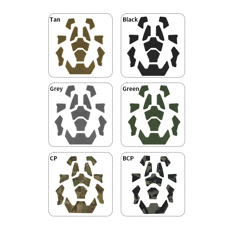 Sabado 11pcs Szybki kask Magic Sticker Airsoft Helmet Patches Hook i pętla lepkie do szybkich akcesoriów hełmowych