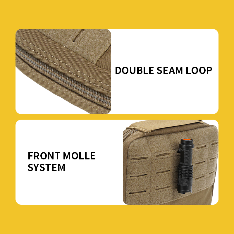 Sabado 1000D nylonowa taktyczna torba pistoletowa laserowa Molle Dual Warownictwo wojskowe