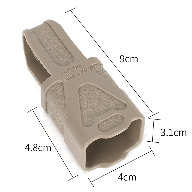 SABADO Taktyczna szybka gumowa kabura na magazynek 9MM Mag Grip Cover Etui Gumowa osłona antypoślizgowa 