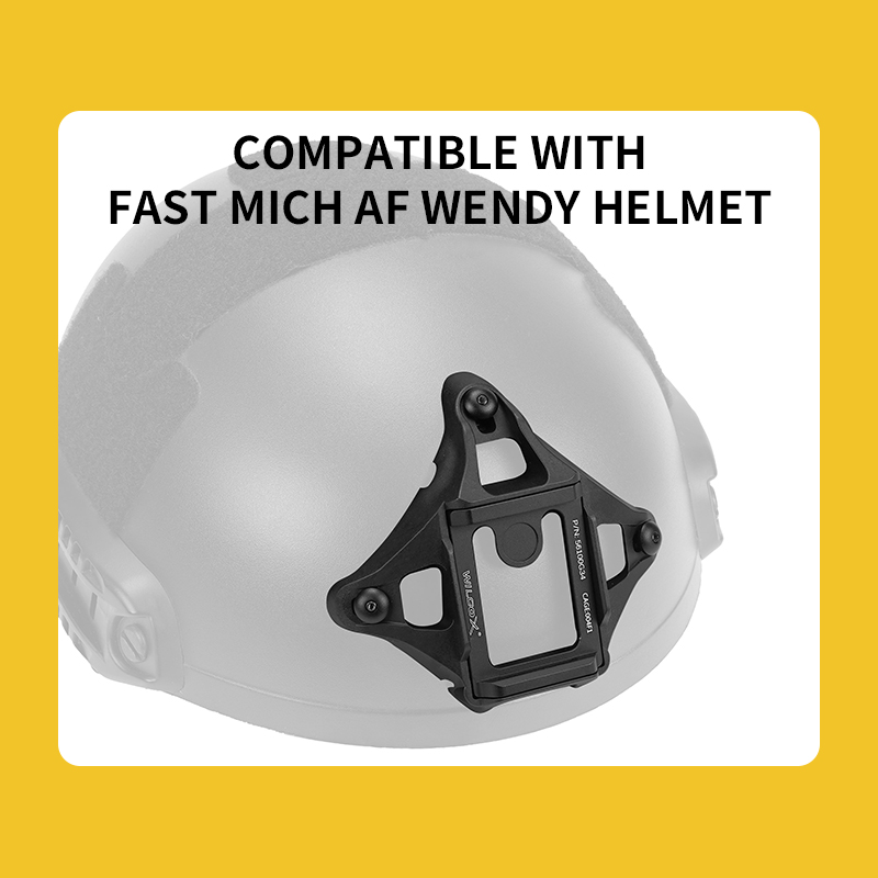 Sabado o wysokiej wytrzymałości nylonowej i stopowej taktycznej noktowizor Mount-Multi-Helmet kompatybilny dla szybkiego Micha Wendy
