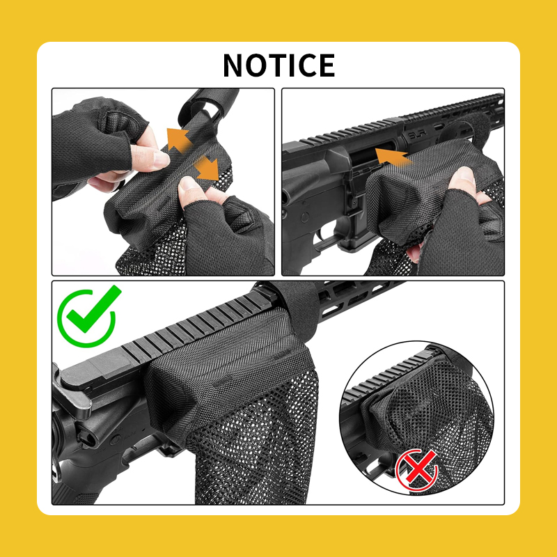 Sabado Tactical AR15 Bullet Catcher Torba odporna na ciepło nylonowy szybki zamek błyskawiczny dla średnicy 3 '